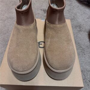 UGG Tan Ankle Boots